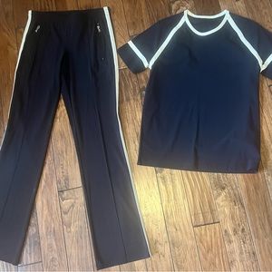 Vintage Prada Activewear Set Black